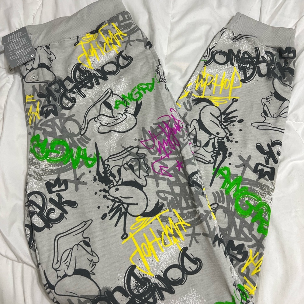 Disney Donald Duck Jogger Pants for Adults - Medium